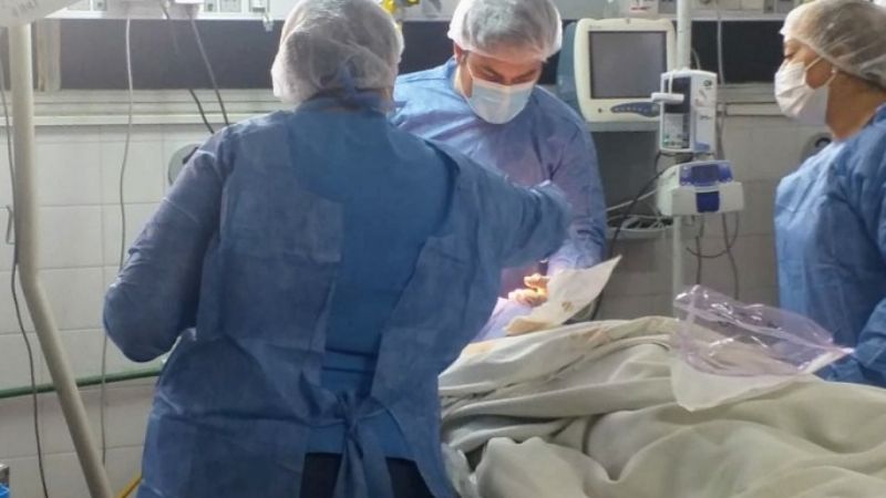 CAICA realizó una nueva ablación de corneas en la provincia