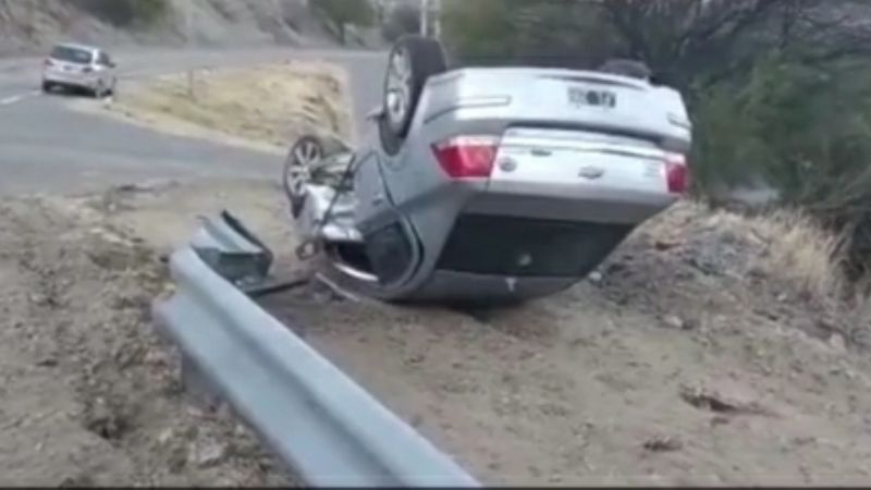 Vuelco en Isla Larga