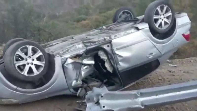 Vuelco en Isla Larga