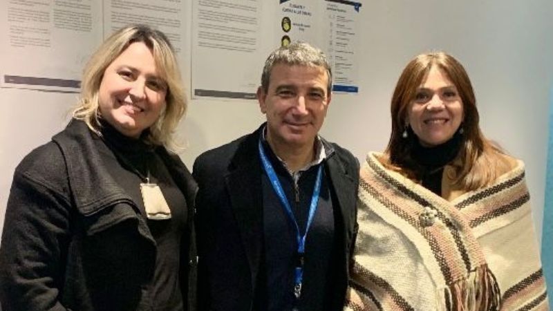 Ginocchio y Costa se reunieron con autoridades de Aerolíneas Argentina