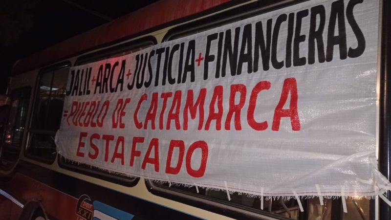 Marcha de ahorristas con duras criticas