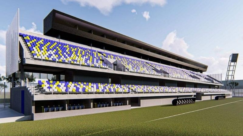 Policial presentó el proyecto de su futuro estadio y predio polideportivo
