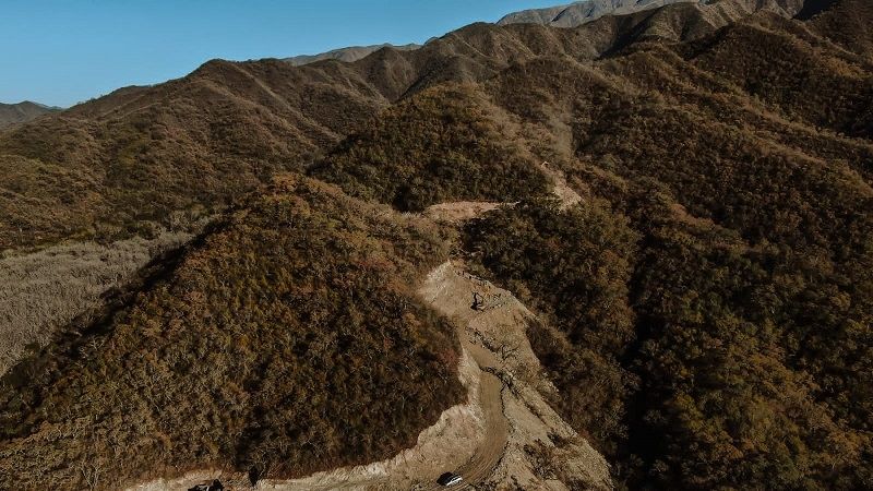 Continúan los trabajos de apertura de camino en Ruta 14