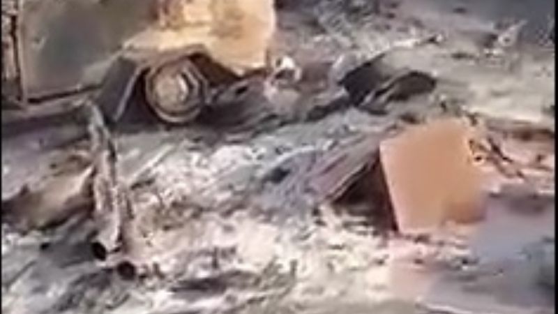 Singuil: el fuego provocó destrozos en una estancia