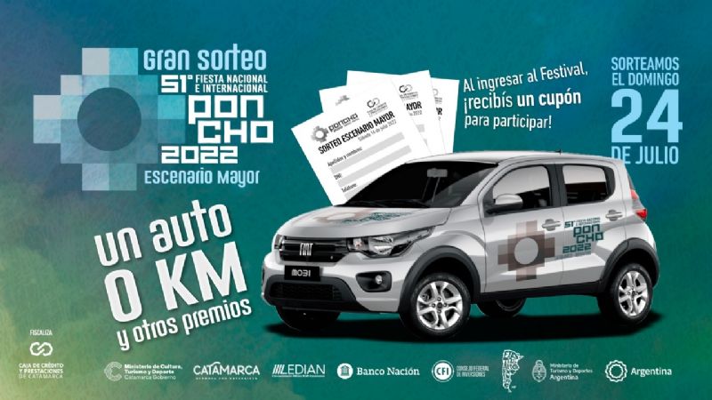 El Poncho sortea un 0 Km y varios importantes premios