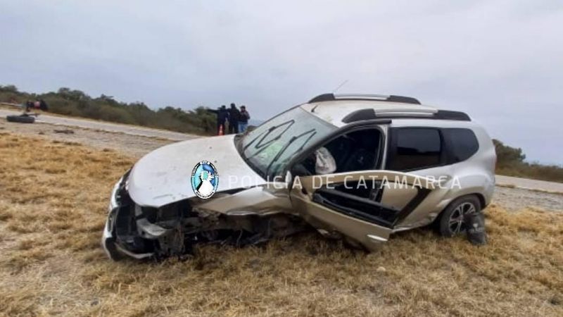 Siete personas resultaron heridas en un choque en la Ruta Nacional N°38