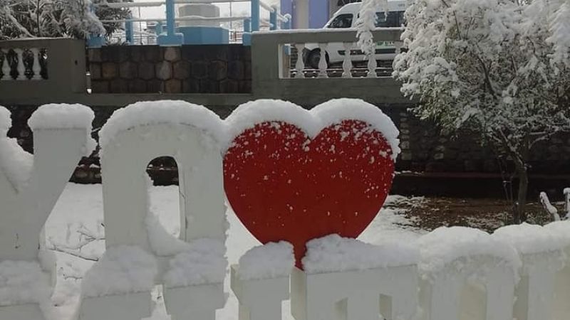 Paisajes de Mutquín, tras la nevada
