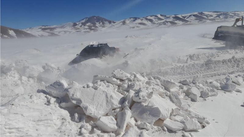 Dramático rescate de una familia cordobesa en la cordillera