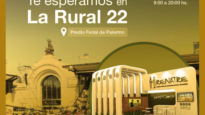 El RENATRE vuelve a la Exposición Rural de Palermo