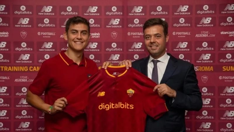 Dybala presentado como nuevo jugador de la Roma