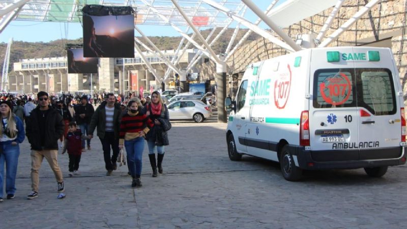 El Ministerio de Salud continúa con su cobertura en la Fiesta del Poncho