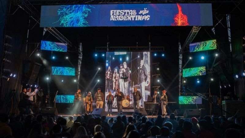 Facundo Arana en la Fiesta del Poncho