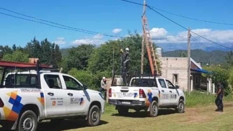 Atacaron a operarios de EC SAPEM por cortar conexión trucha