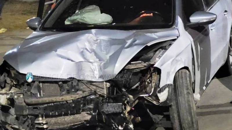 Chocó contra un poste