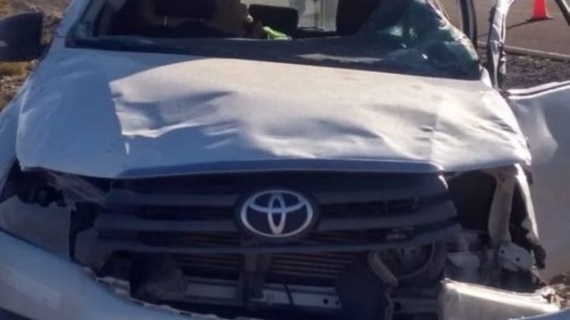 Violento vuelco en Belén