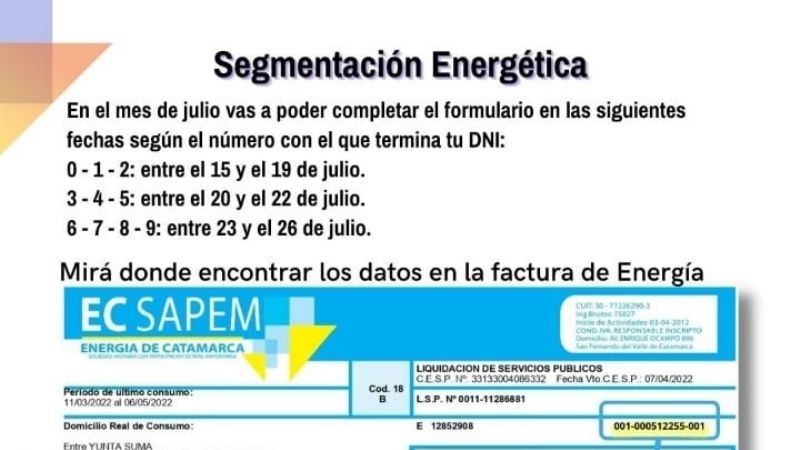 Cambió el topes de ingresos para la segmentación tarifaria