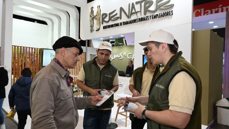 El RENATRE volvió a la Exposición Rural de Palermo donde repasa sus 20 años de existencia