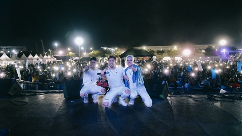 Se armó "La Fiesta" en el Patio de las Provincias