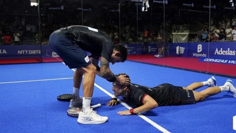 Tapia, campeón en Málaga, donde fue el mejor jugador de la final
