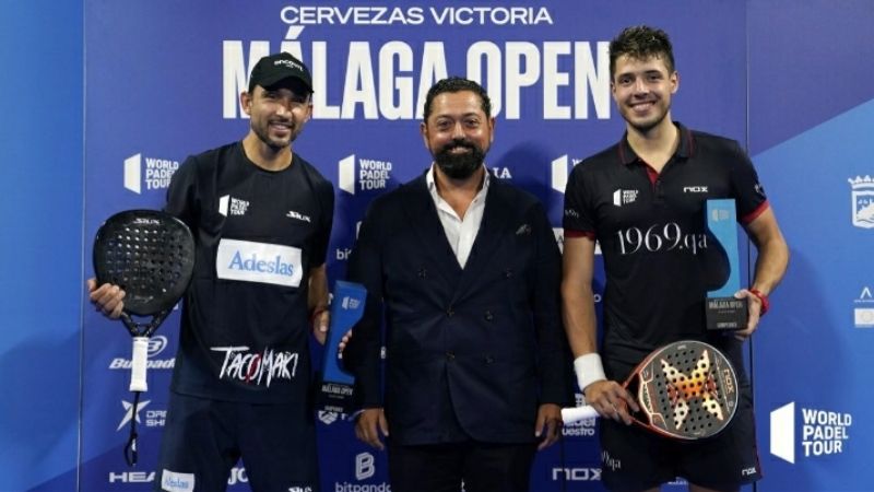 Tapia y Sanyo seguirán como pareja 3 del mundo luego del éxito en Málaga