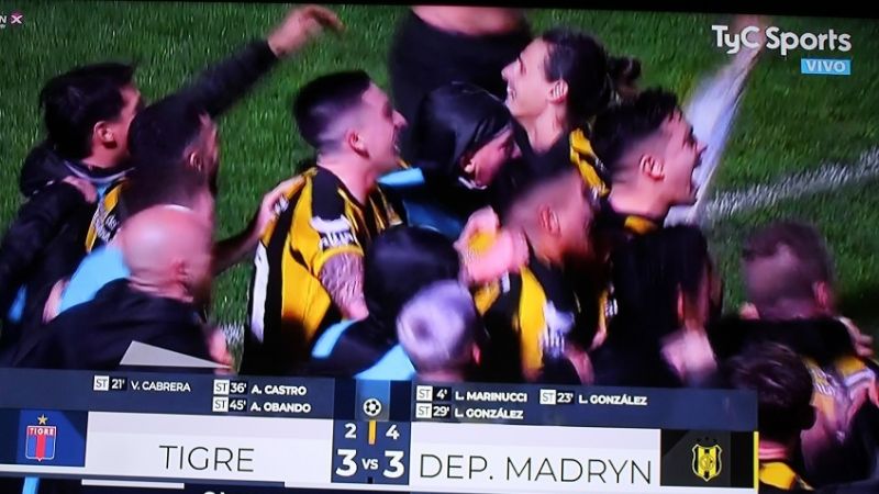 Dep. Madryn eliminó a Tigre de la Copa Argentina