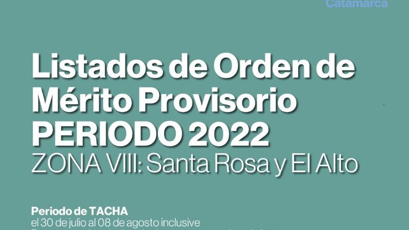 Inicia la Tacha para ZONA VIII: Santa Rosa y El Alto