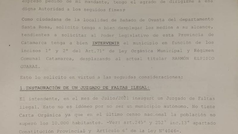 Denunciaron conexión Angelina y Guaraz y piden intervención de Bañado de Ovanta
