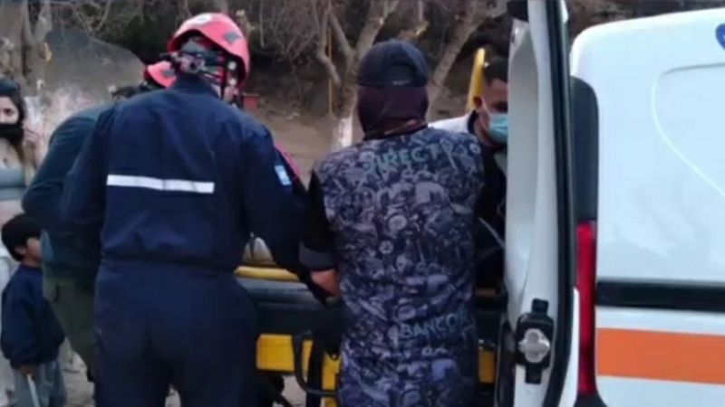 Rescataron a una turista accidentada