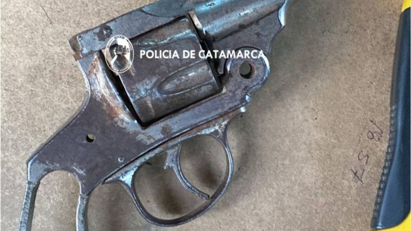 Secuestraron un revólver calibre 32 mm a una mujer de 75 años