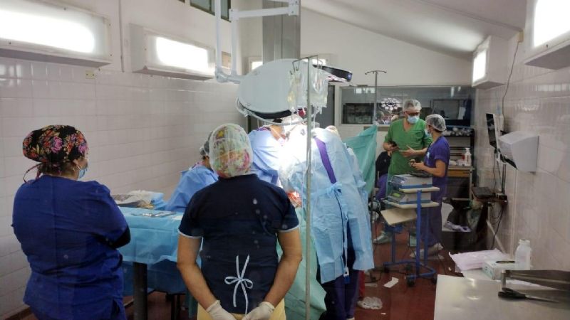 CAICA realizó una nueva ablación de corneas en la provincia