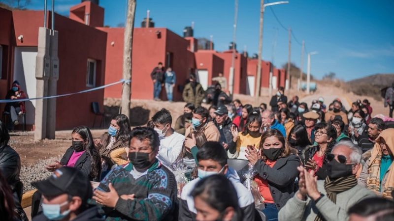 Entregaron nuevas viviendas en Las Juntas