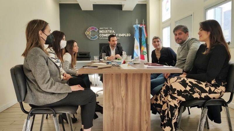 Reunión de trabajo con el sector comercial de la Provincia