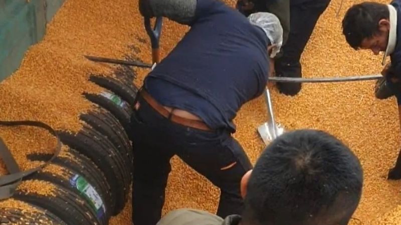 Hallaron un cargamento ilegal de neumáticos importados