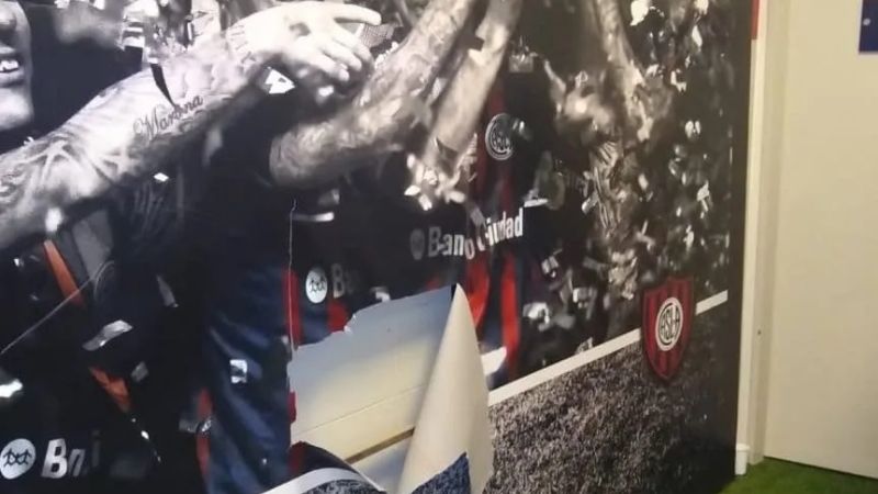 Jugadores Boca rompieron el vestuario visitante de San Lorenzo