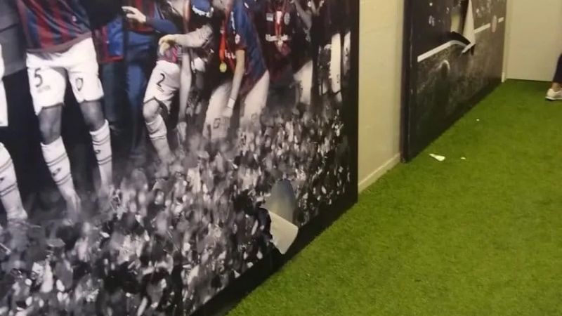 Jugadores Boca rompieron el vestuario visitante de San Lorenzo