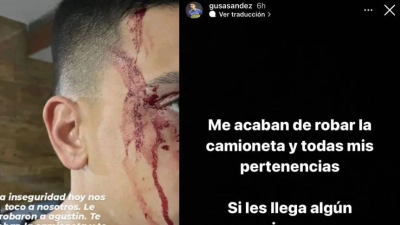 Le robaron la camioneta y agredieron a Agustín Sández