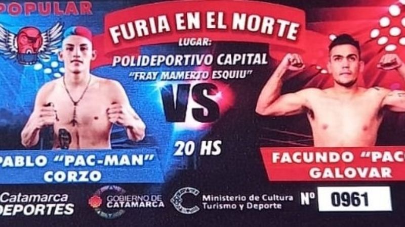 "Pacman" Corzo volvió listo para la “Furia en el Norte