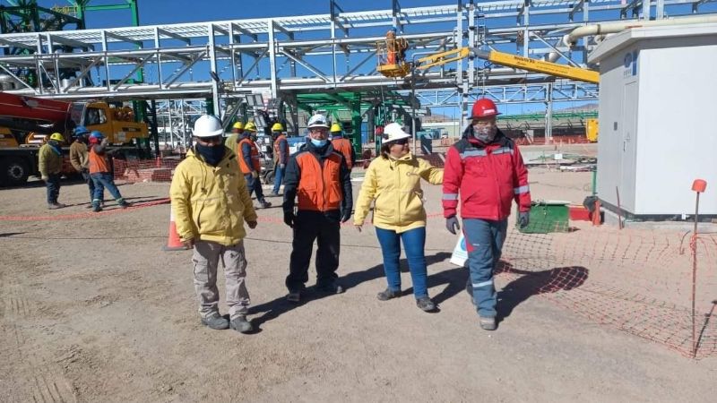 Inspección a empresa de litio