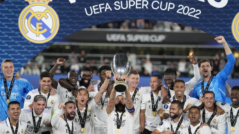 Real Madrid campeón de la Supercopa de Europa