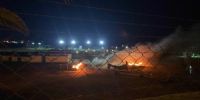 FUEGO en el predio de Aldosivi, donde los jugadores habían dejado sus vehículos.