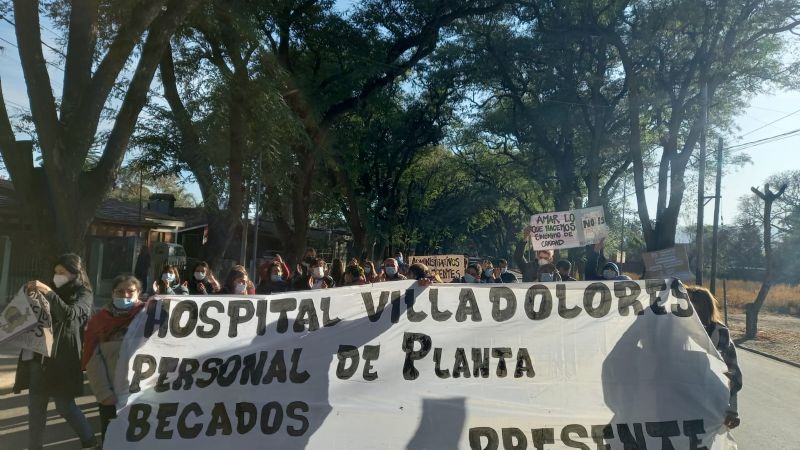 Masiva movilización de trabajadores de la salud en Valle Viejo y Capital