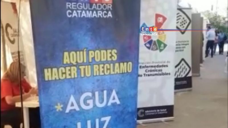 El En.Re. dijo presente en los programas Catamarca con Vos y el Municipio en tu Barrio