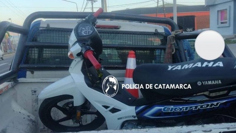 Una motocicleta requerida por la Justicia fue recuperada
