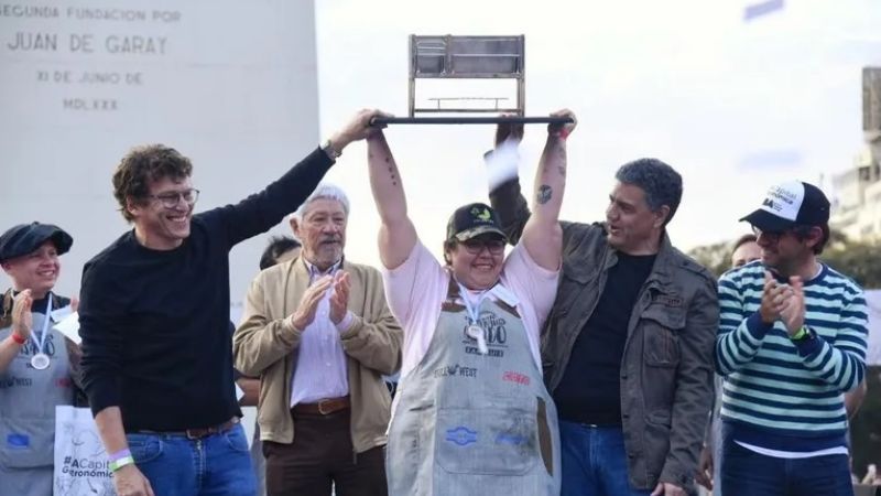 Una puntana de 39 años es la mejor asadora del país