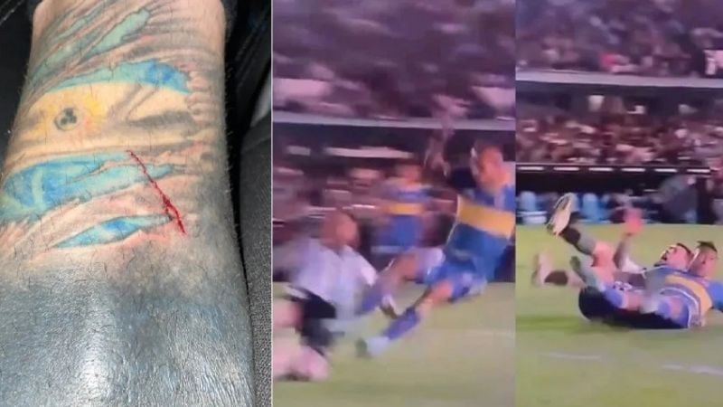 En Racing sostienen que, antes, fue foul de Villa