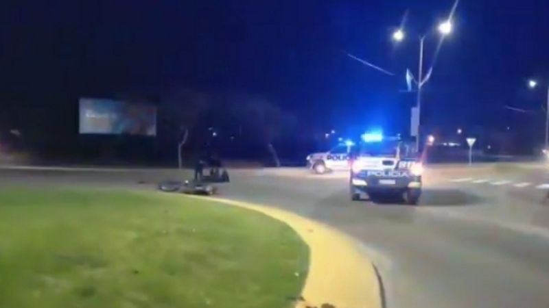 Un policía protagonista de un siniestro vial