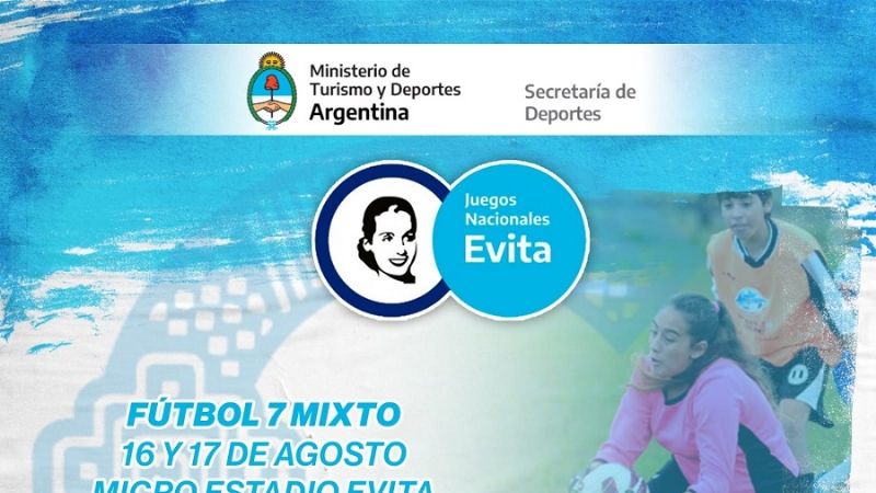 Comienzan las finales provinciales de los Juegos Evita 2022