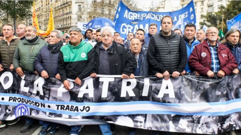 La CGT dio una demostración de fuerza