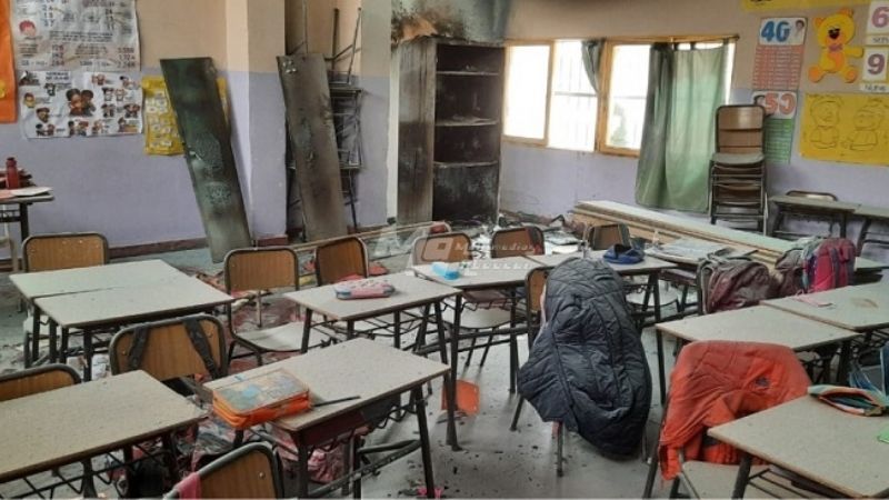 Se incendió una escuela y debieron evacuar al alumnado