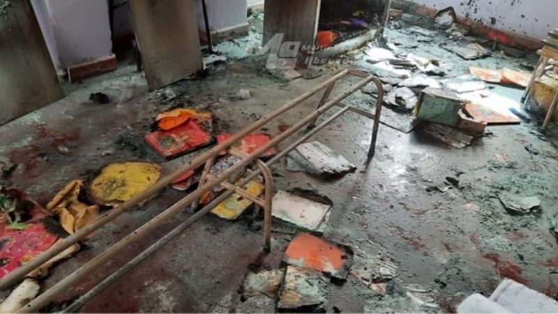 Se incendió una escuela y debieron evacuar al alumnado